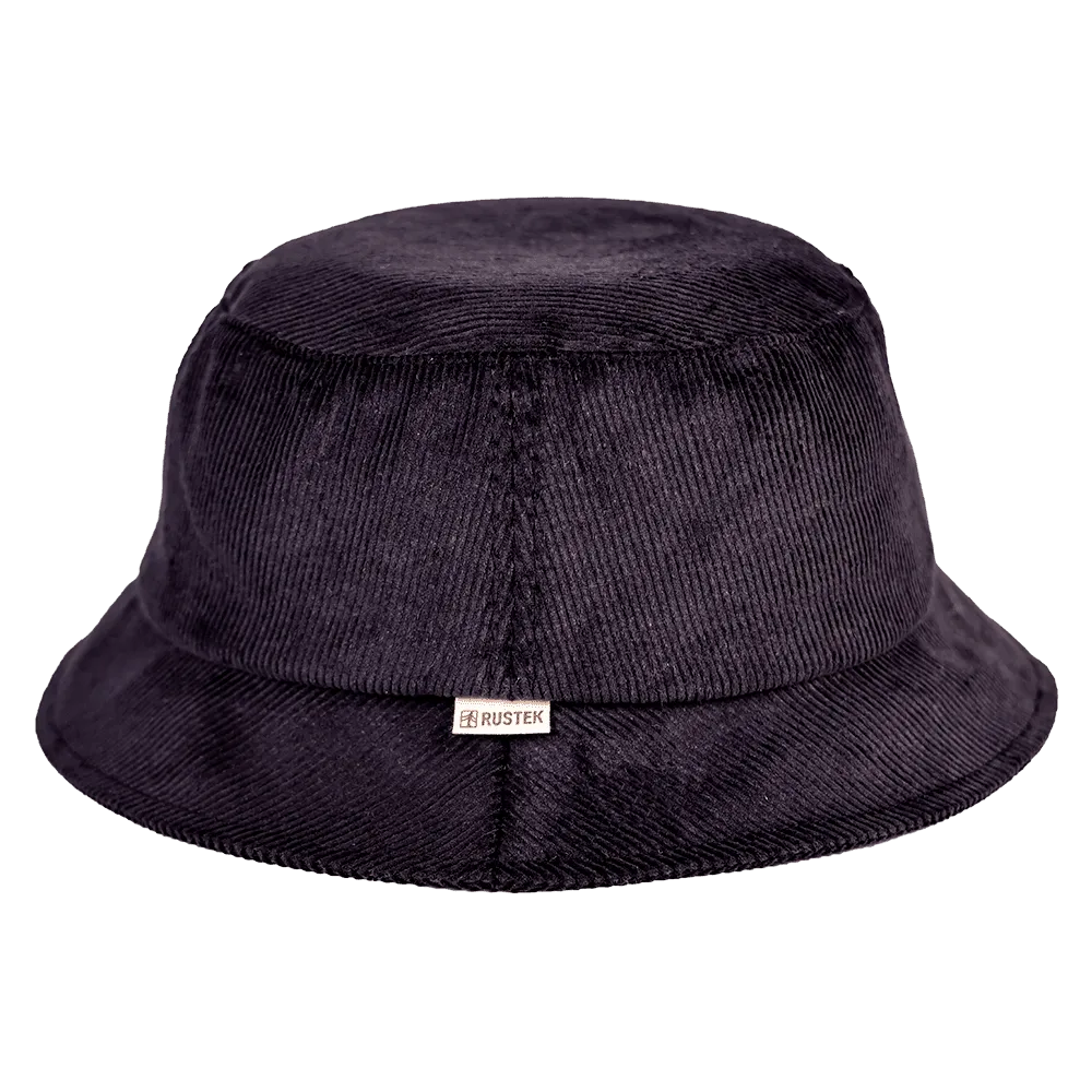 Rockaway Hemp Corduroy Bucket Hat | Black