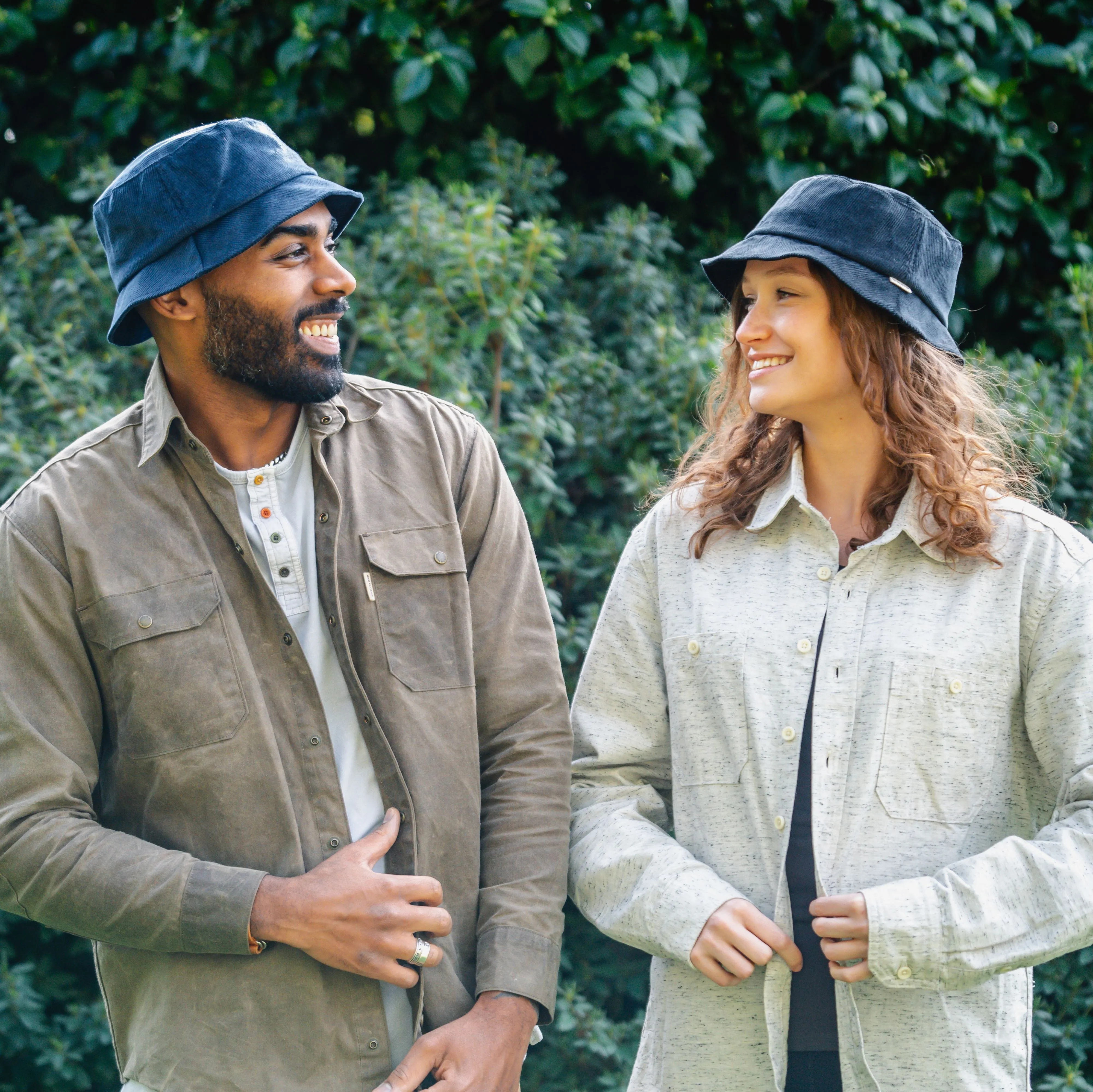 Rockaway Hemp Corduroy Bucket Hat | Black