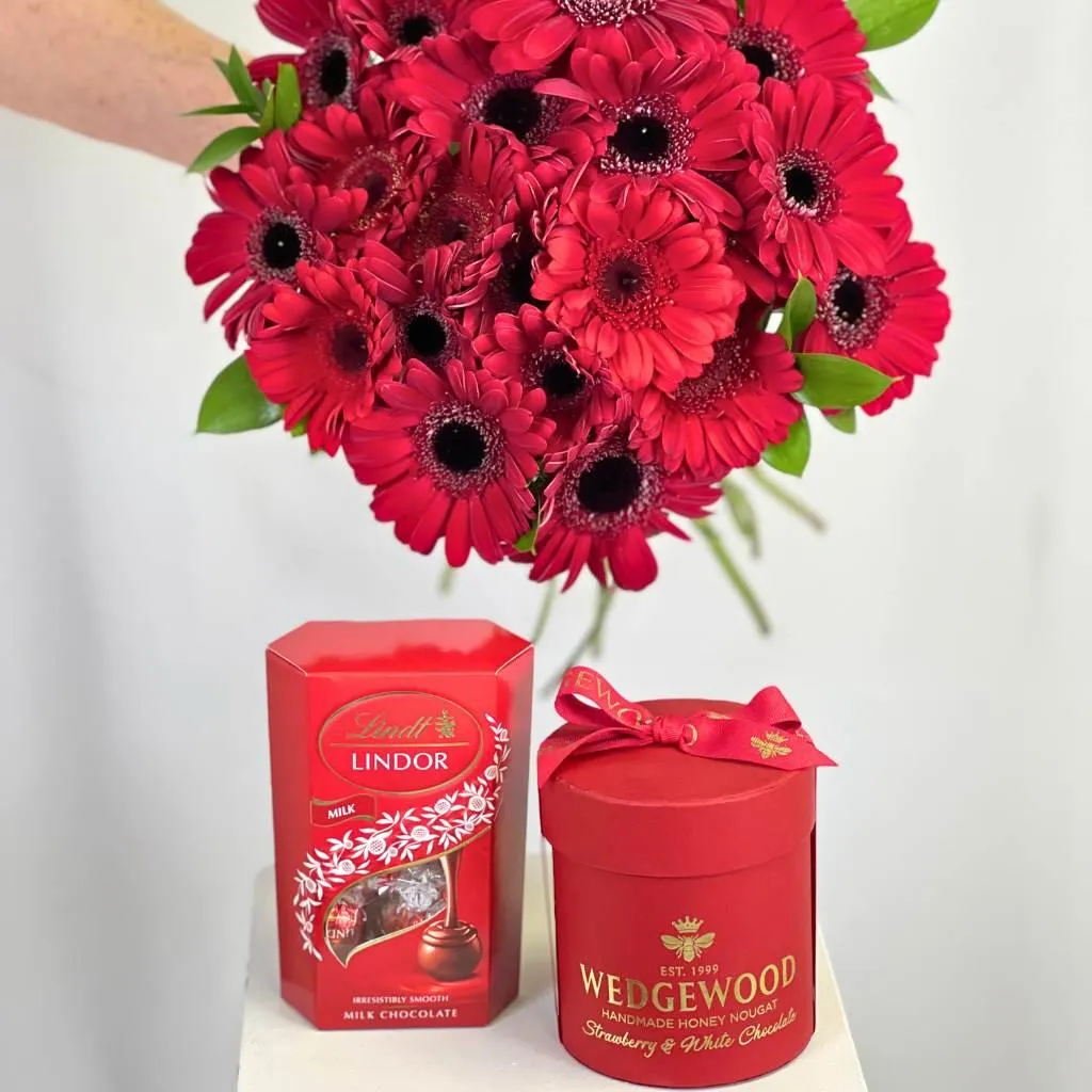 Ruby Red Gerbera Bouquet