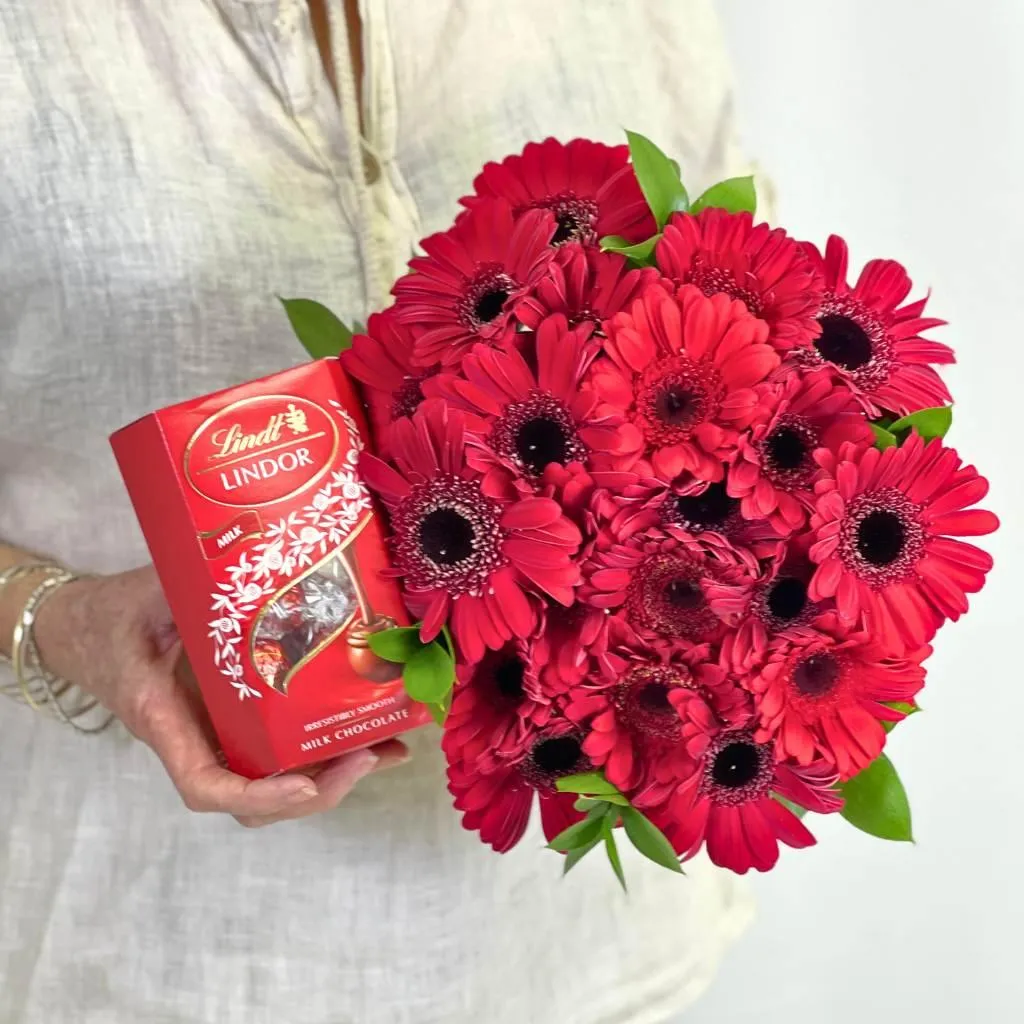 Ruby Red Gerbera Bouquet