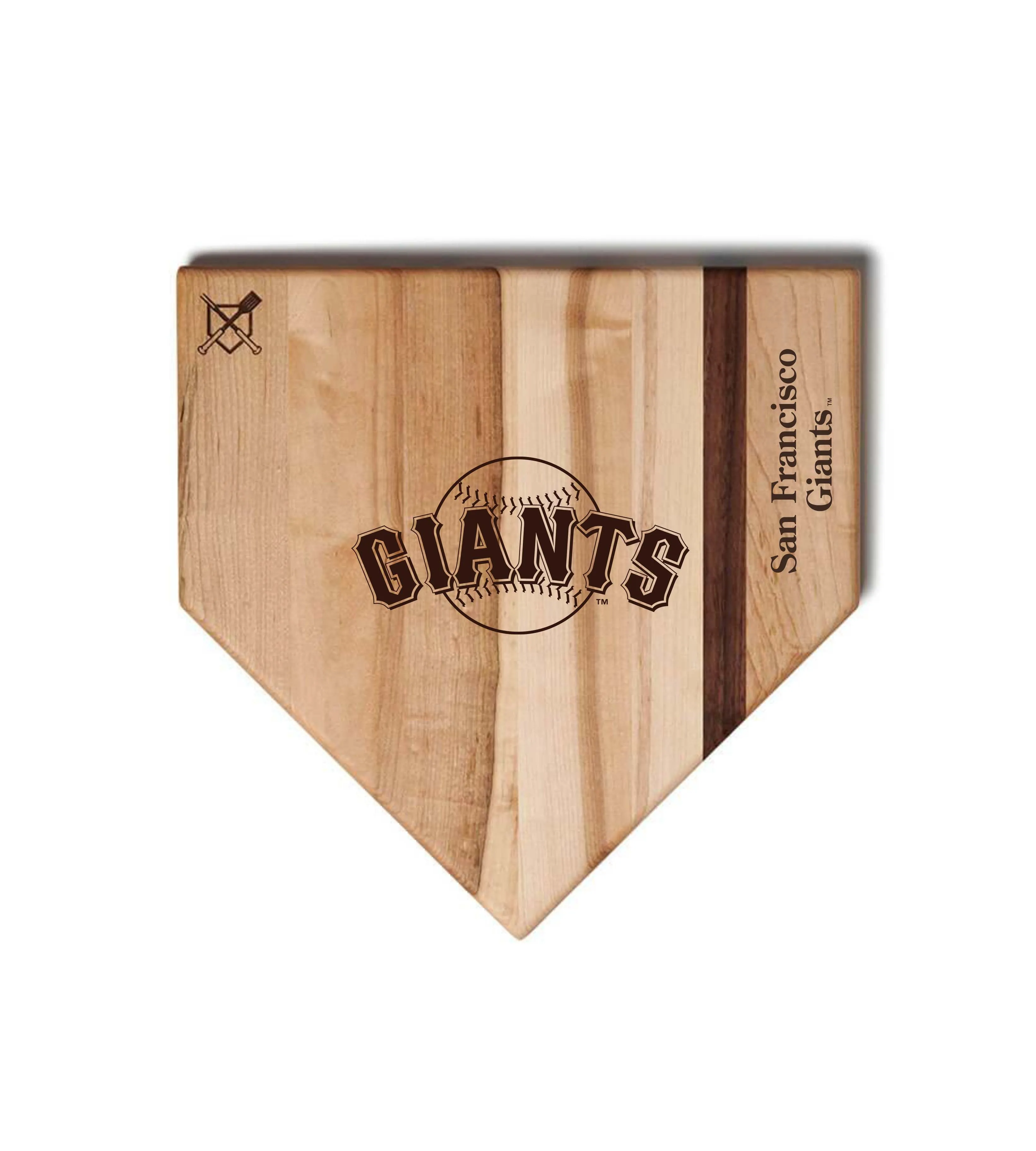 San Francisco Giants Home Plate Cutting Boards | Multiple Sizes | Multiple Designs