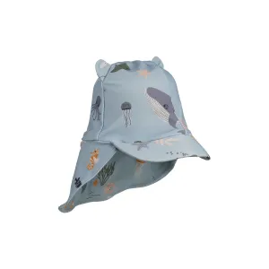 Senia Sun Hat - Sea creature mix