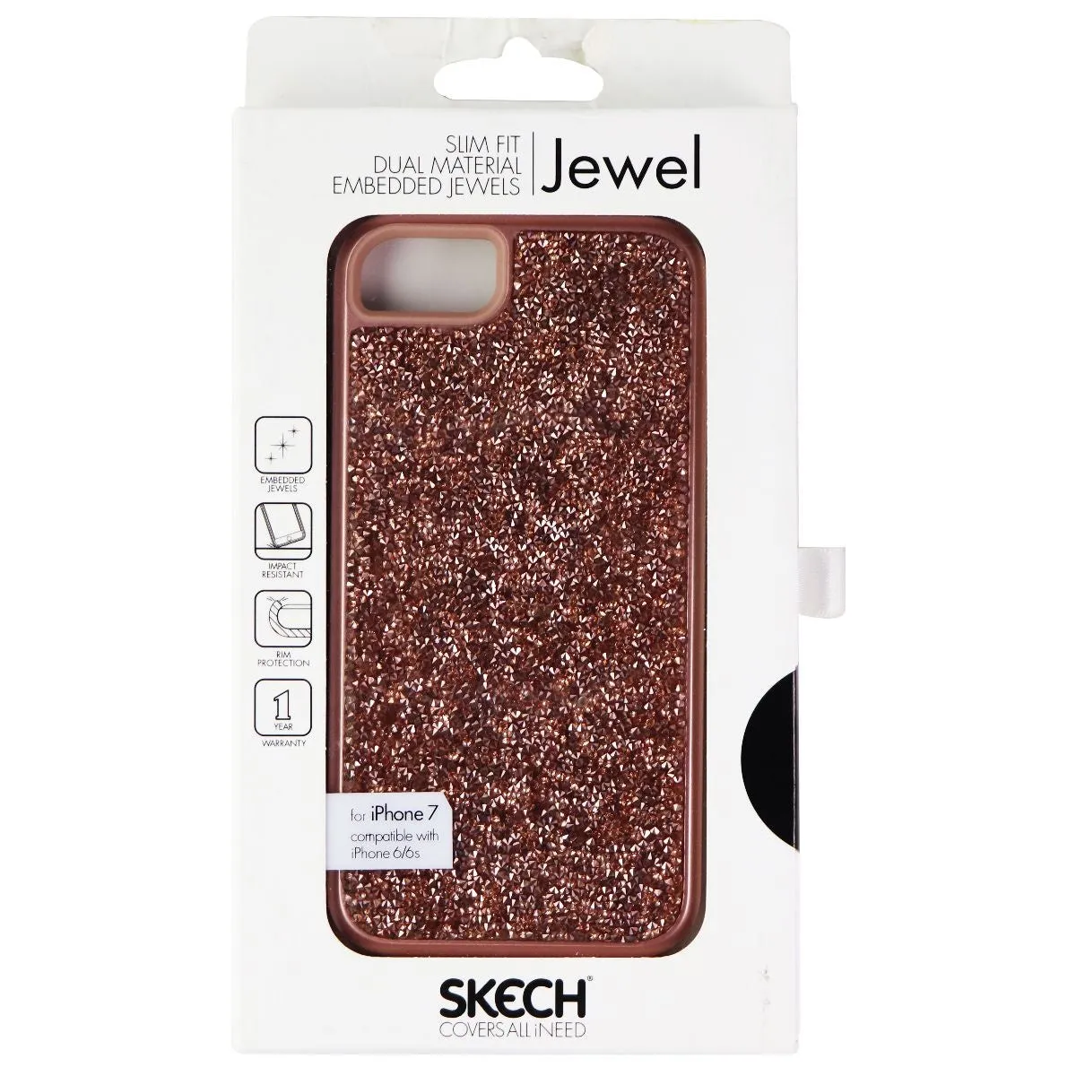 Skech Fashion Protective Case for iPhone 7/6/6s - Rose Gold