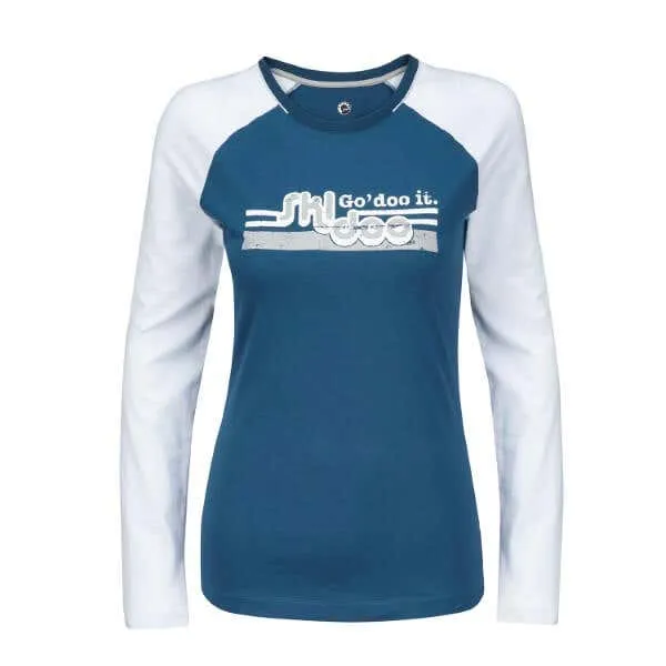 Ski-Doo Ladies Baseball T-Shirt