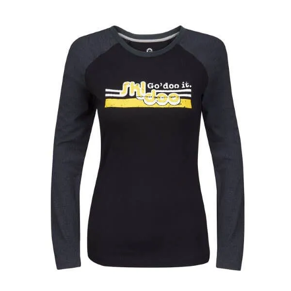 Ski-Doo Ladies Baseball T-Shirt