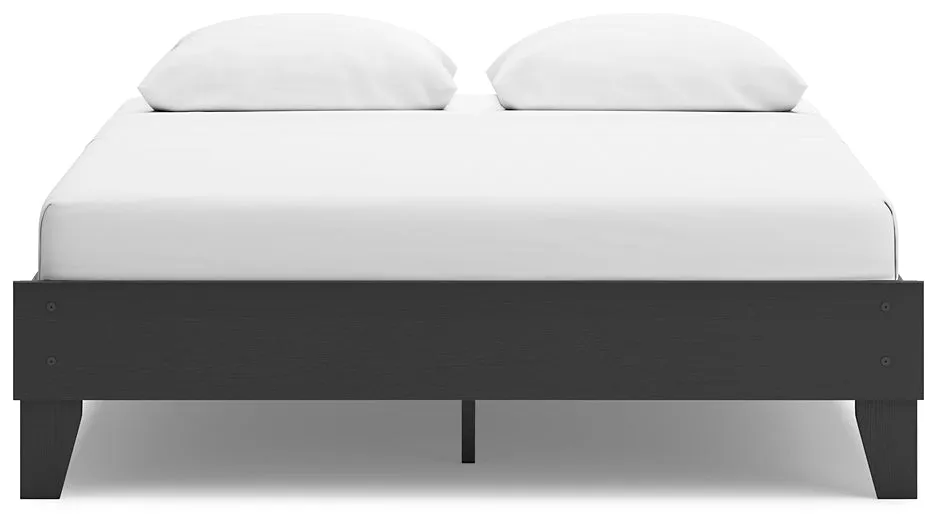 Socalle Queen Platform Bed with Dresser and 2 Nightstands