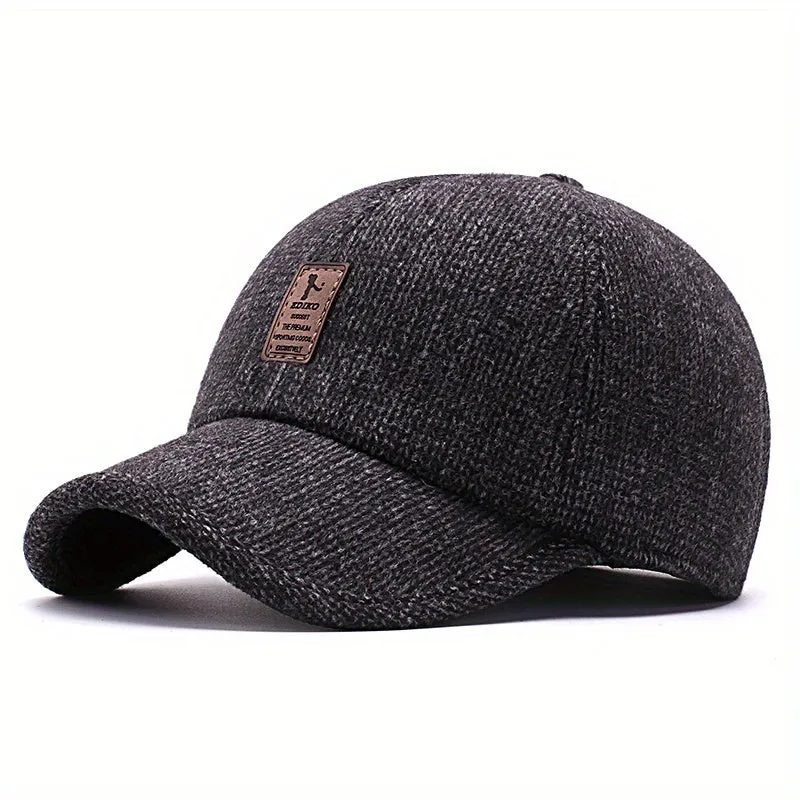 Sporty Winter Baseball Cap for Mens Fashion