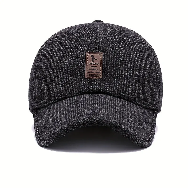 Sporty Winter Baseball Cap for Mens Fashion