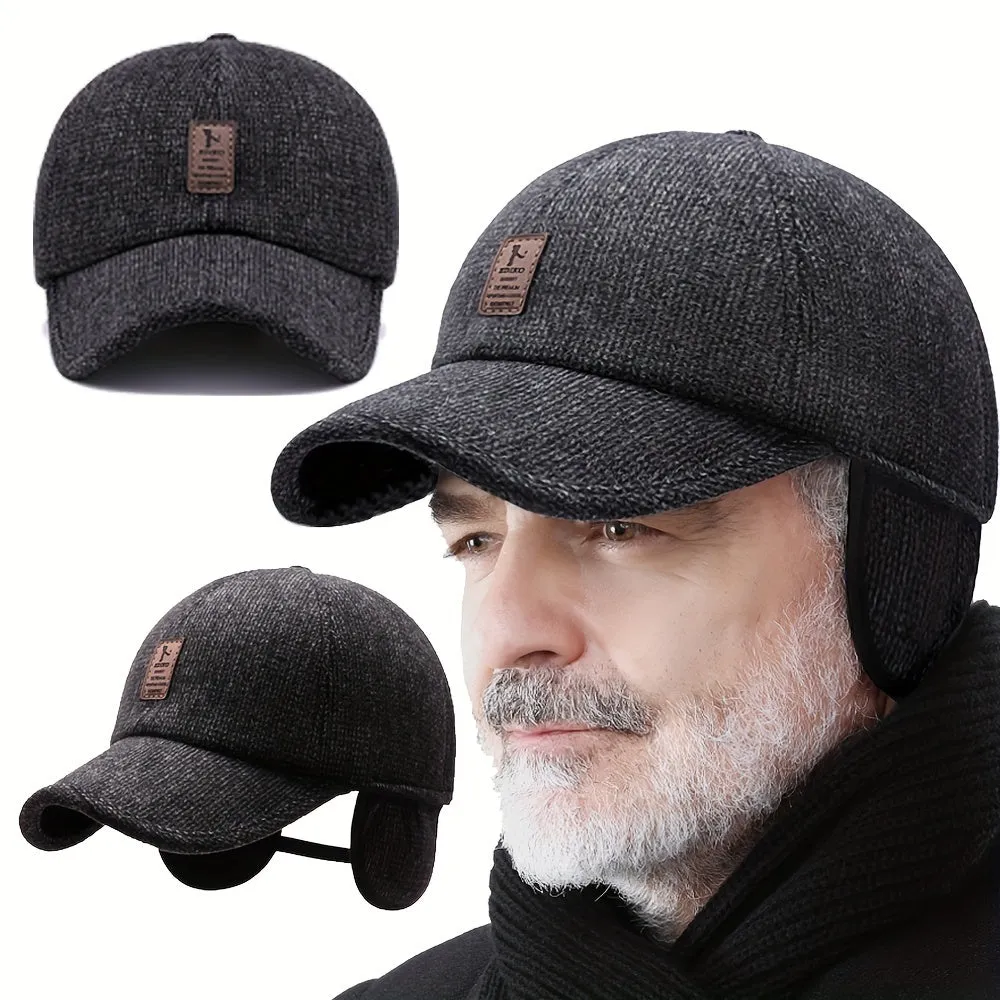 Sporty Winter Baseball Cap for Mens Fashion