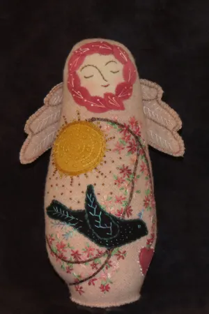 Spring Angel Wool Applique KIT