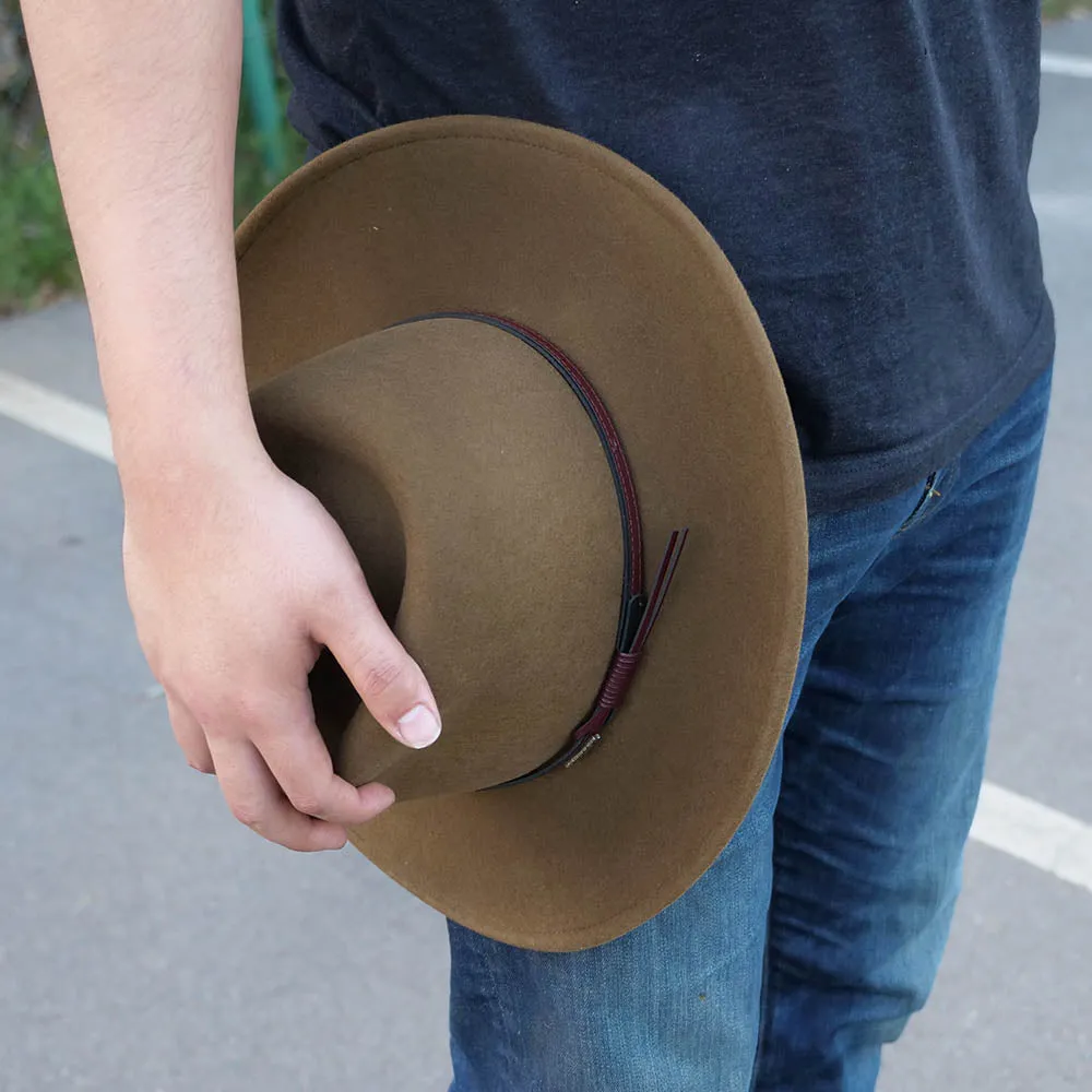 Stetson Crushable Wool Hat Bozeman Light Brown