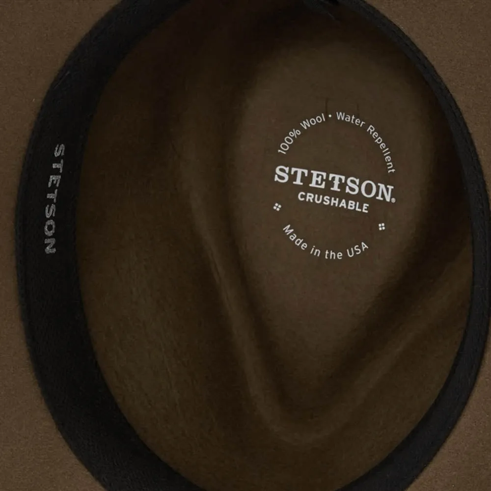 Stetson Crushable Wool Hat Bozeman Light Brown