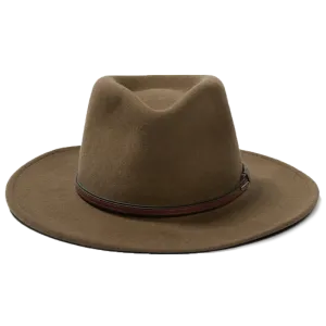 Stetson Crushable Wool Hat Bozeman Light Brown