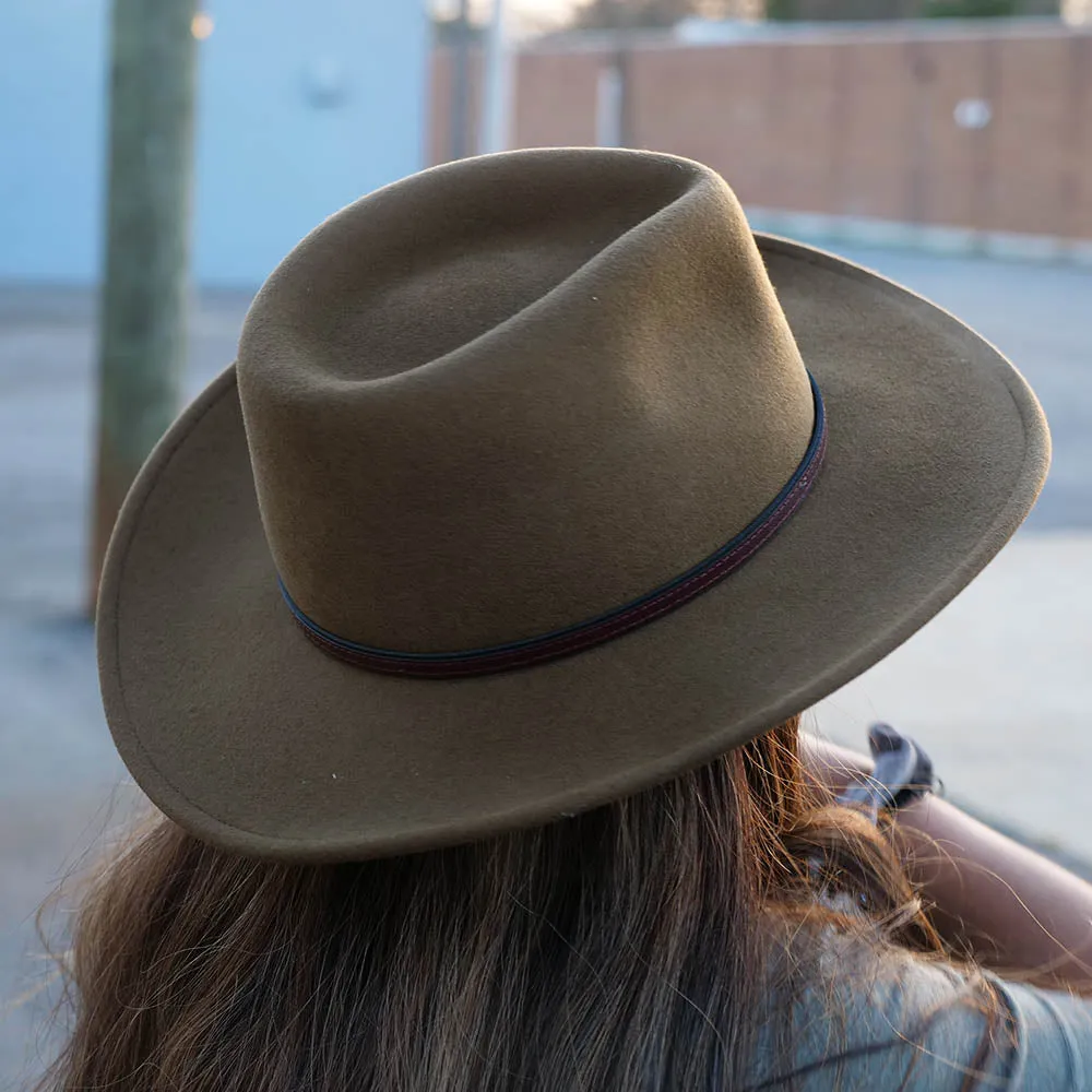 Stetson Crushable Wool Hat Bozeman Light Brown