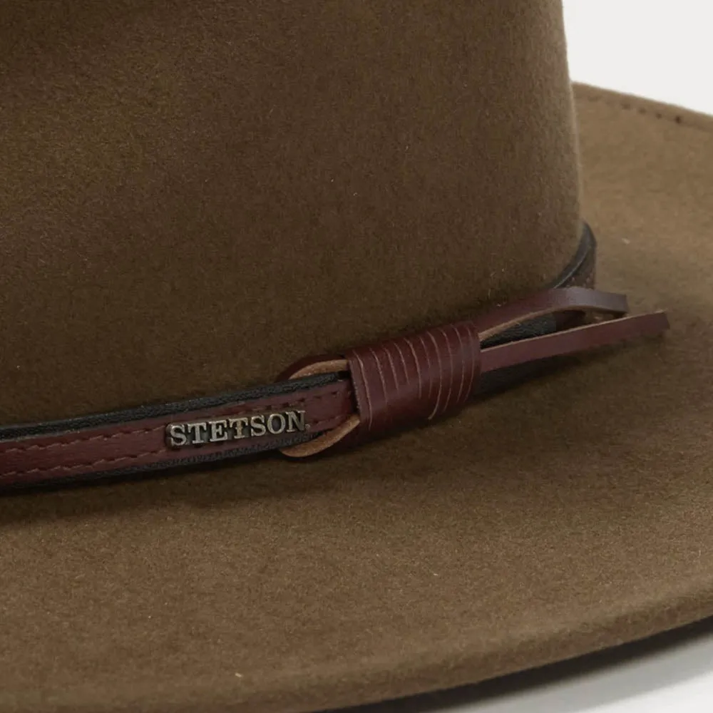 Stetson Crushable Wool Hat Bozeman Light Brown