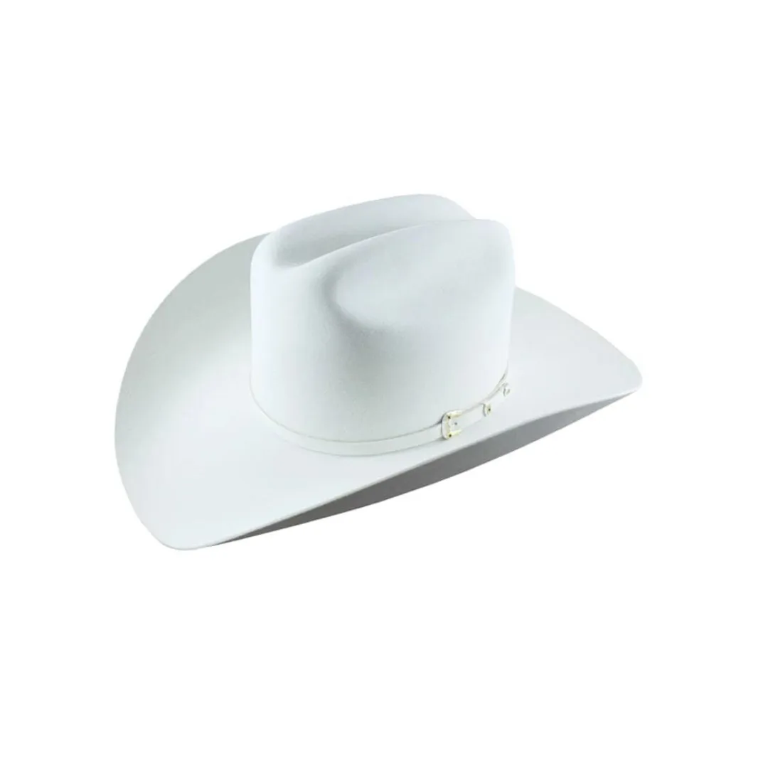 Stetson Hats 30x El Patron White Fur Felt Hat