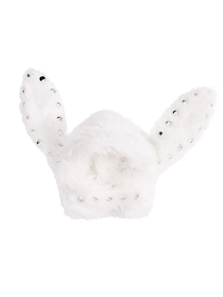 Studded Bunny Ears Hat【s0000010629】