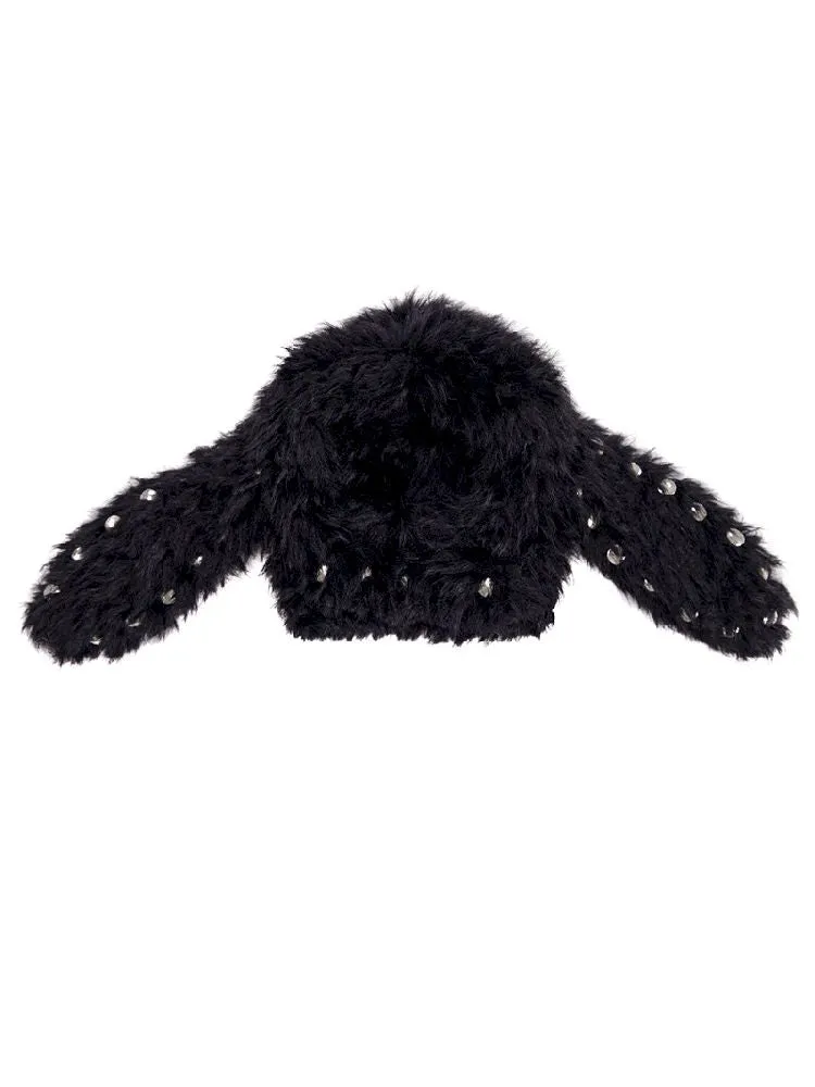 Studded Bunny Ears Hat【s0000010629】