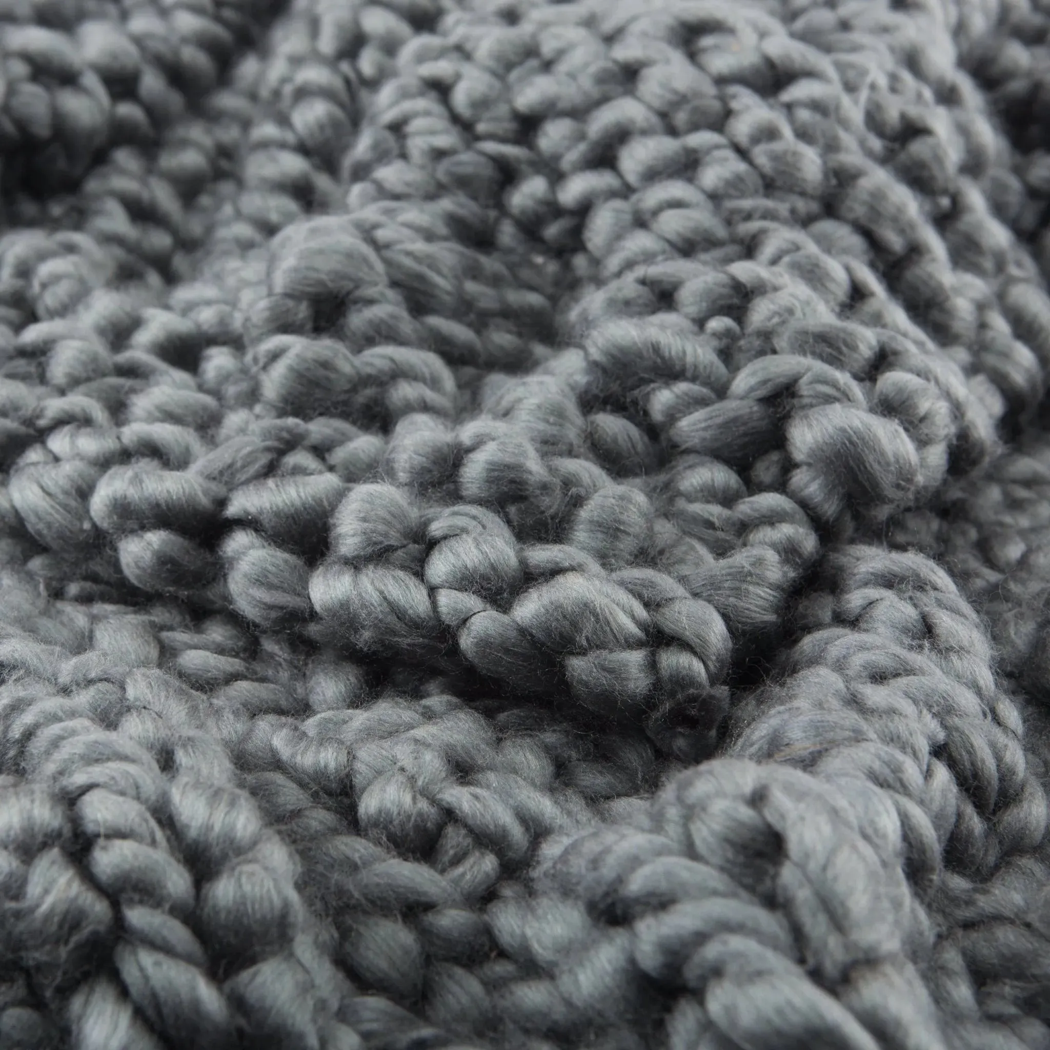 Sublime SBK08 Grey Throw Blanket