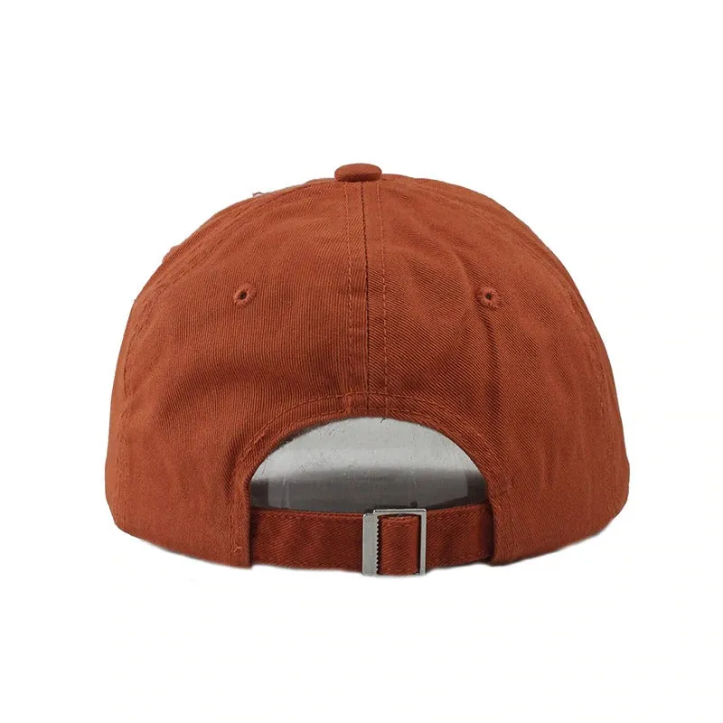 Summer Solid Color Cotton Snapback Baseball Cap