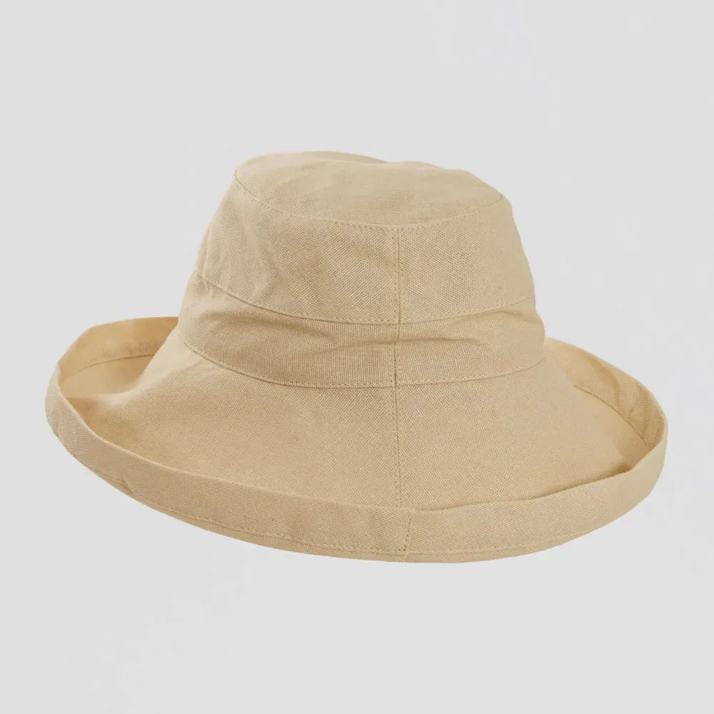 Sunny | Womens Wide Brim Cotton Sun Hat