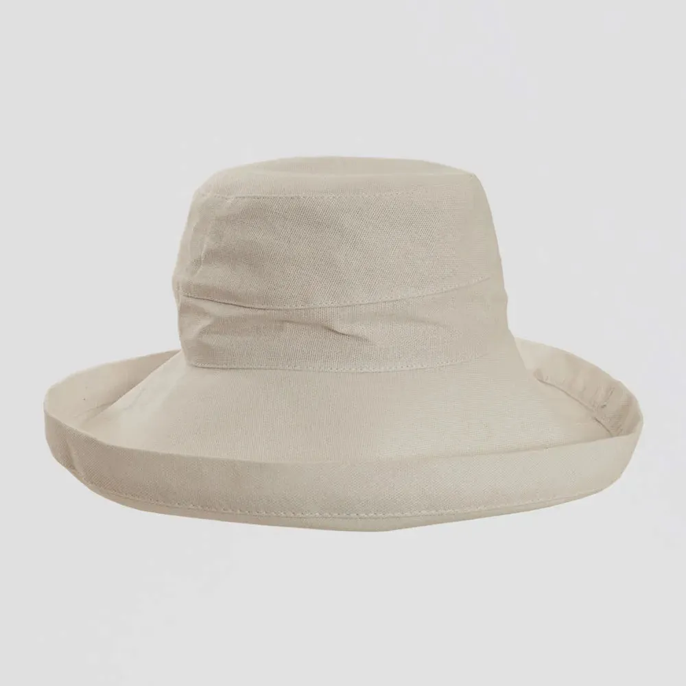 Sunny | Womens Wide Brim Cotton Sun Hat