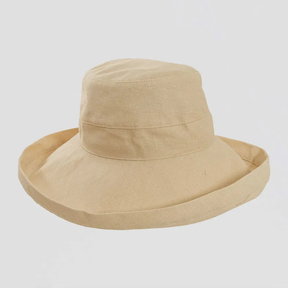 Sunny | Womens Wide Brim Cotton Sun Hat