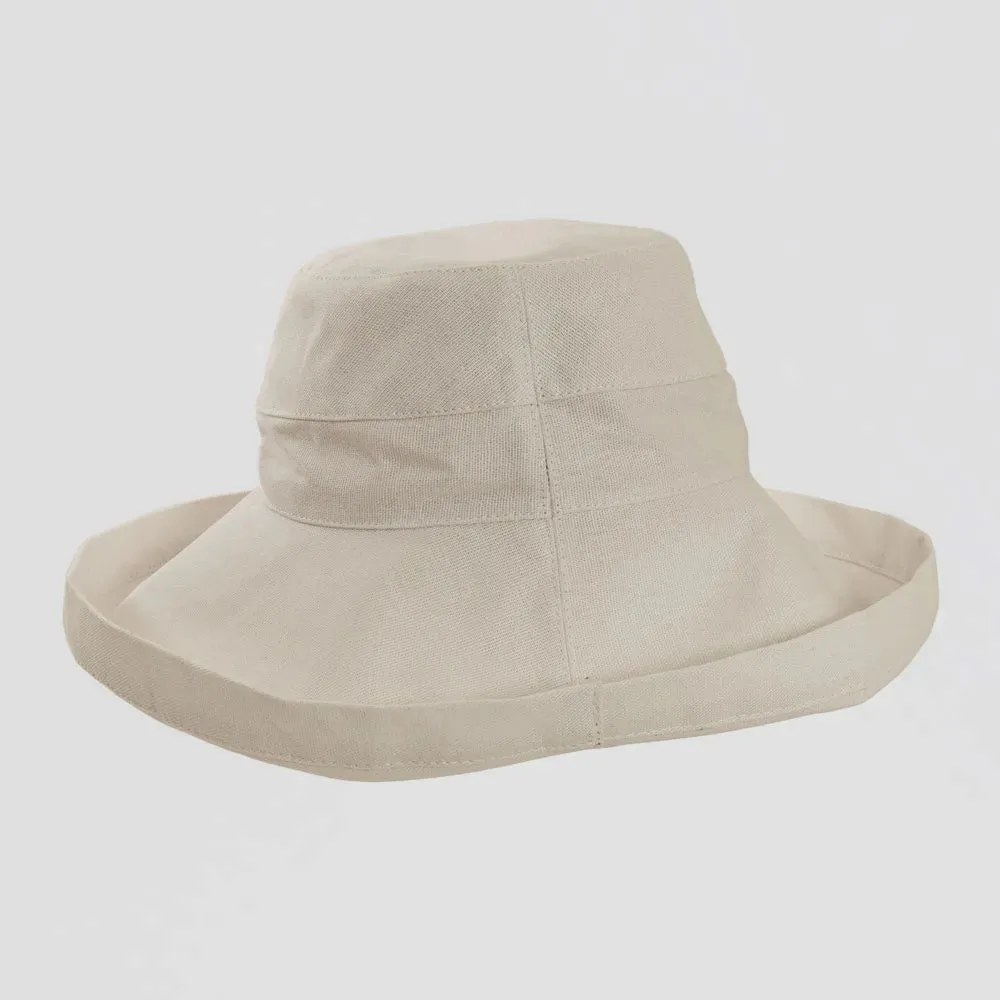 Sunny | Womens Wide Brim Cotton Sun Hat