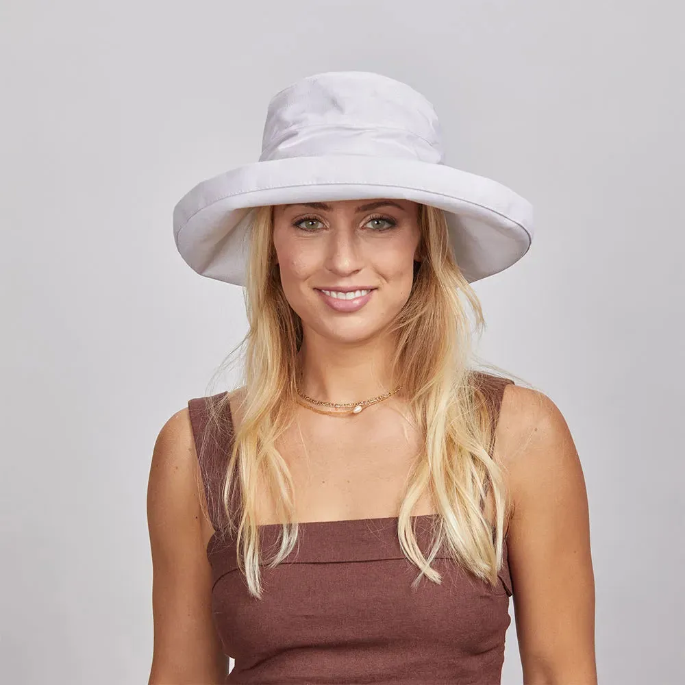 Sunny | Womens Wide Brim Cotton Sun Hat