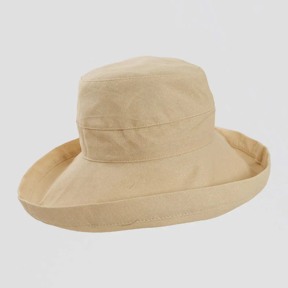 Sunny | Womens Wide Brim Cotton Sun Hat