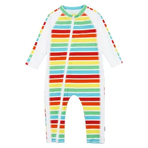 Sunsuit - Long Sleeve Romper Swimsuit | "Rainbow"