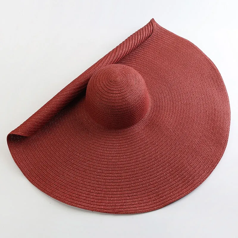 Trendy Oversized  Wide Brim Sun Hat