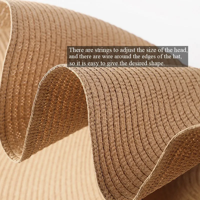 Trendy Oversized  Wide Brim Sun Hat