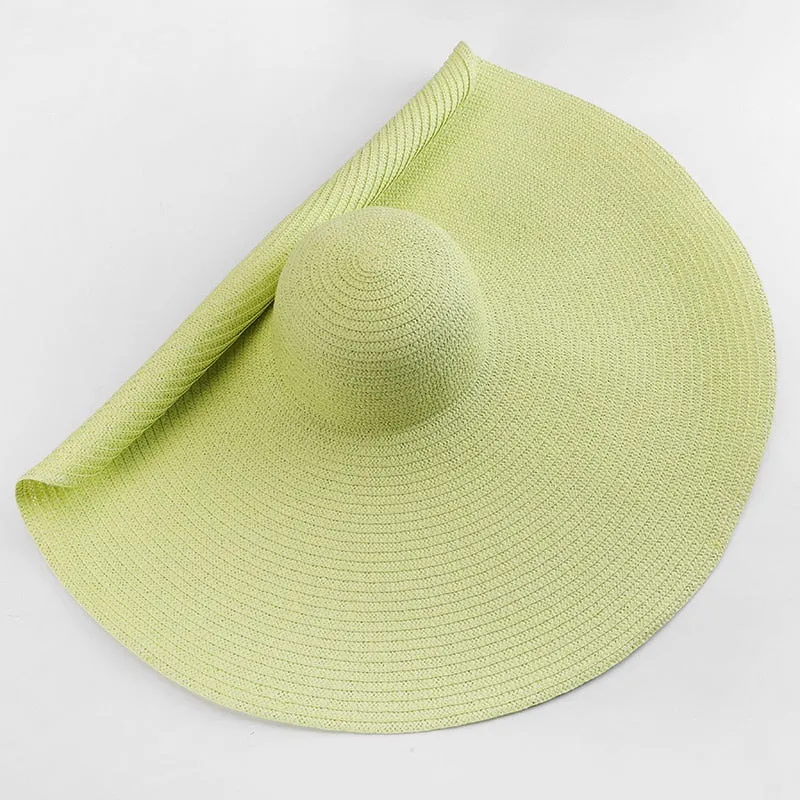 Trendy Oversized  Wide Brim Sun Hat