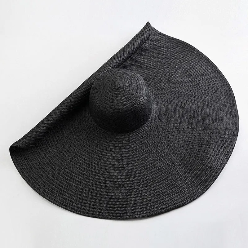 Trendy Oversized  Wide Brim Sun Hat