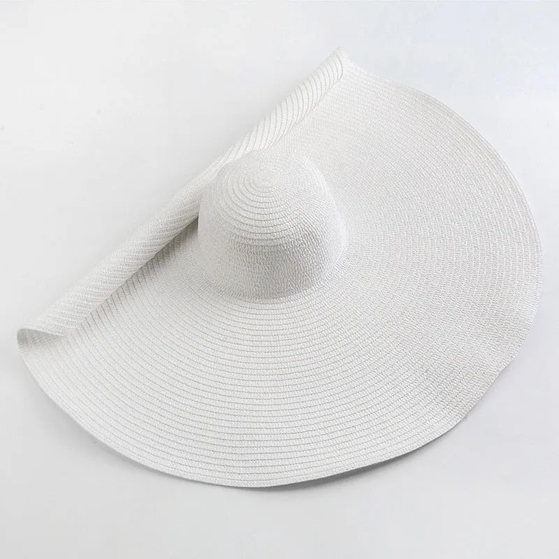 Trendy Oversized  Wide Brim Sun Hat