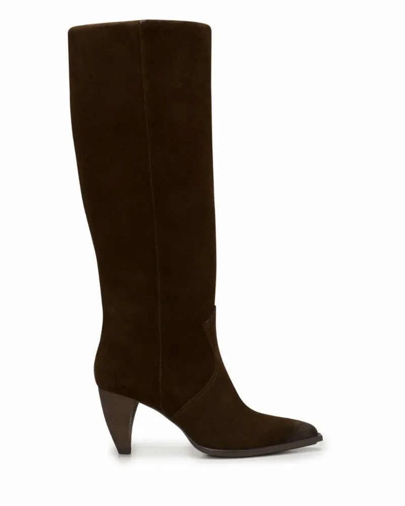 Vince Camuto NALLY2 WIDE CALF BROWNIE/SILKY SUEDE