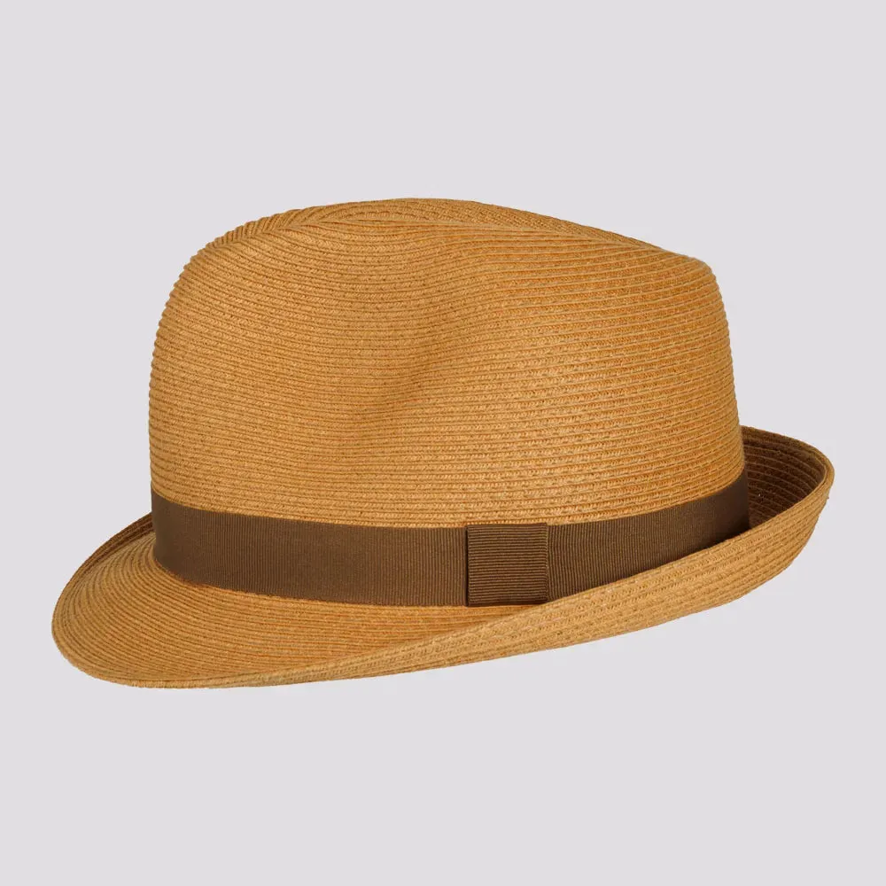 Whitney | Mens Fine Toyo Paper Braid Trilby Hat