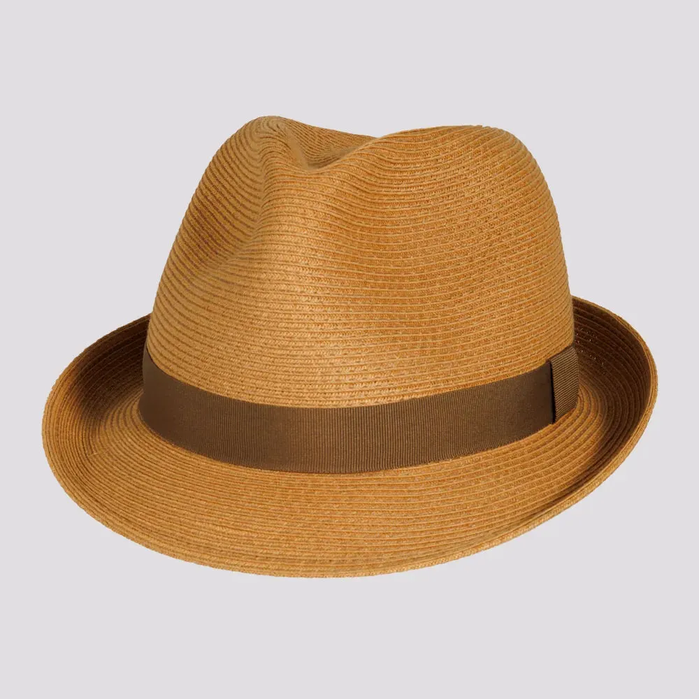 Whitney | Mens Fine Toyo Paper Braid Trilby Hat