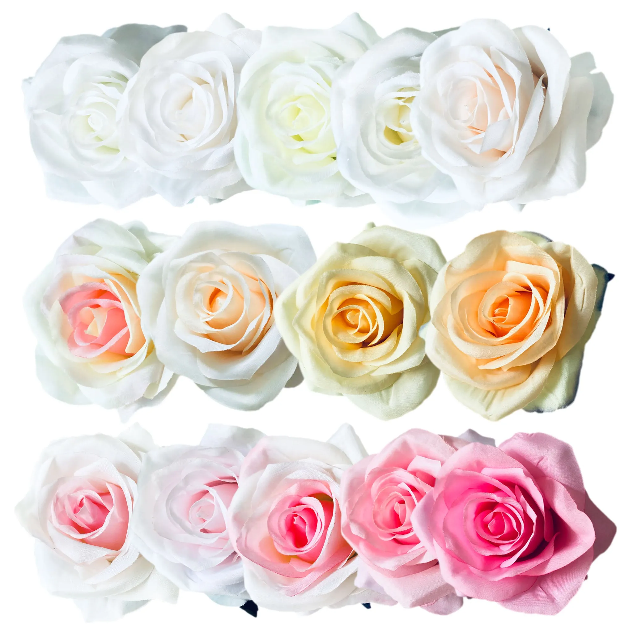 Wholesale Silk Rose Flowers Bulk Flower Heads