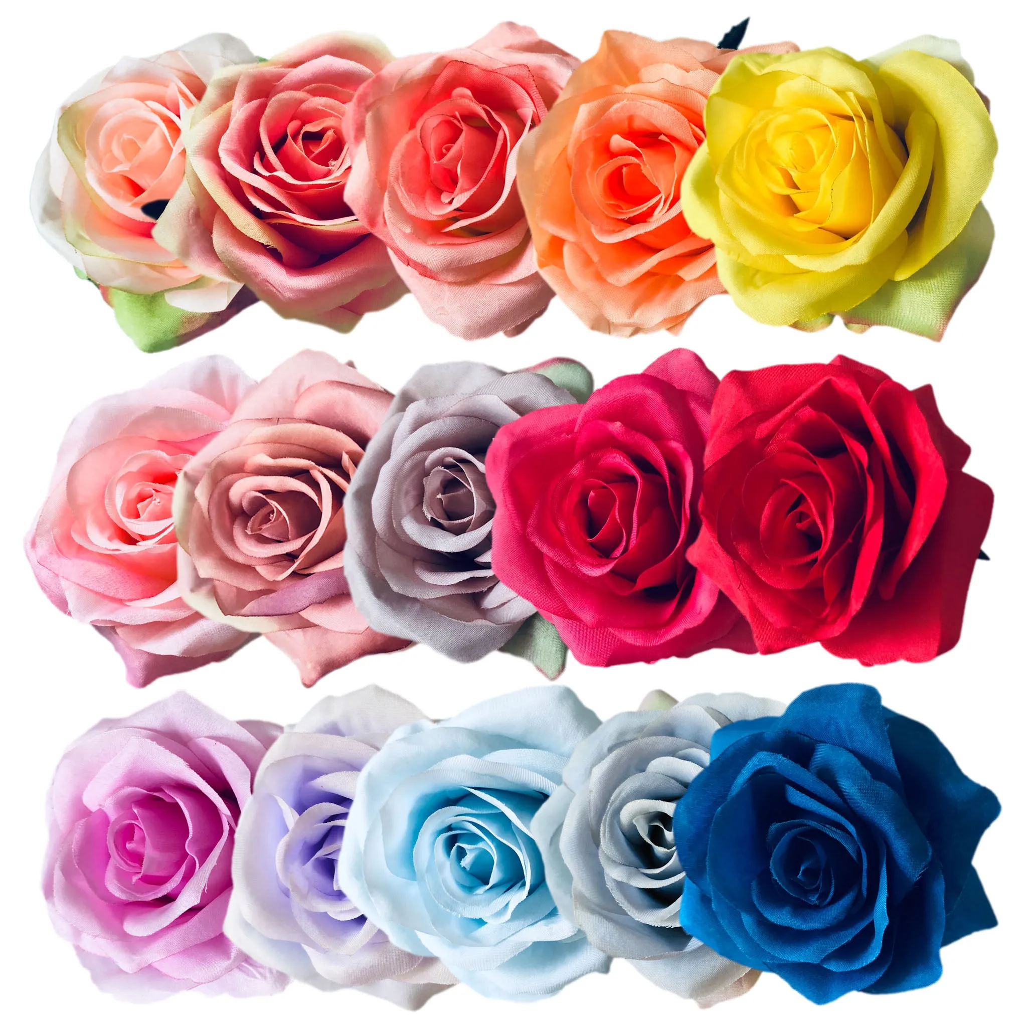 Wholesale Silk Rose Flowers Bulk Flower Heads