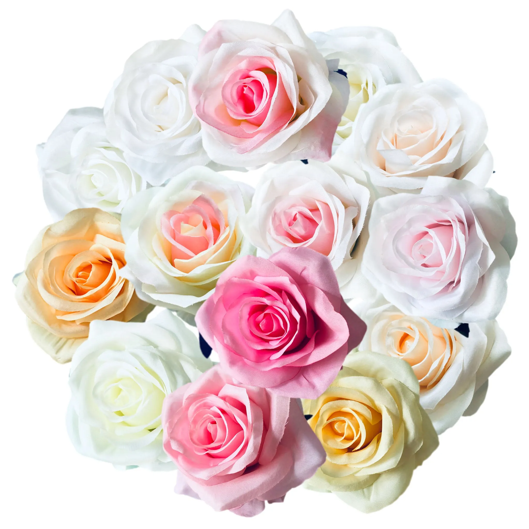 Wholesale Silk Rose Flowers Bulk Flower Heads