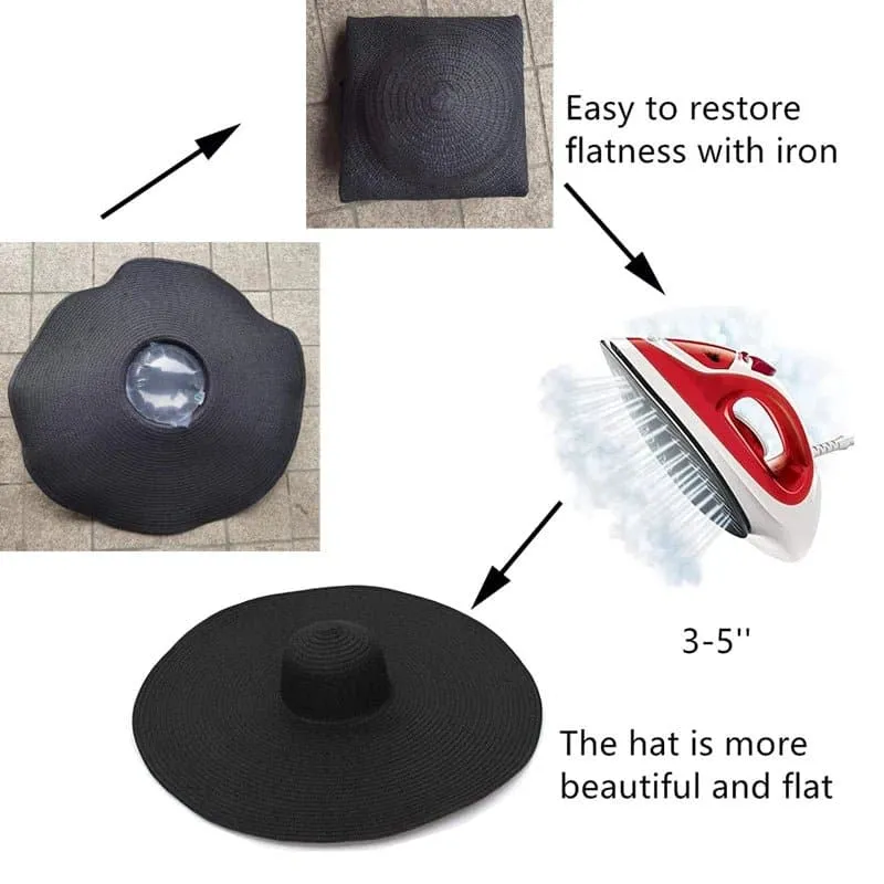 Wide Brim Foldable Beach Hat