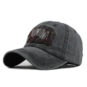 Yellowstone Volcano Embroidered Snapback Baseball Cap